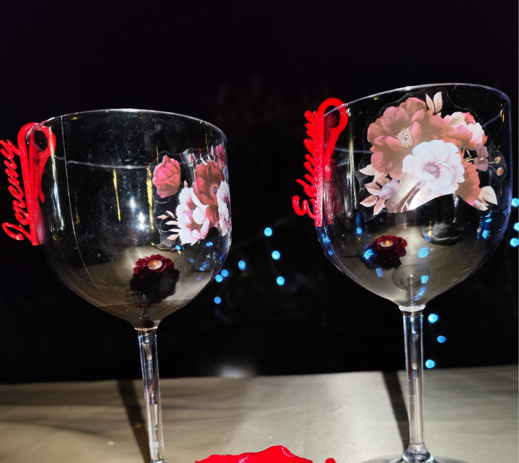LOT de 30 CLIP-VERRE PERSONNALISÉ