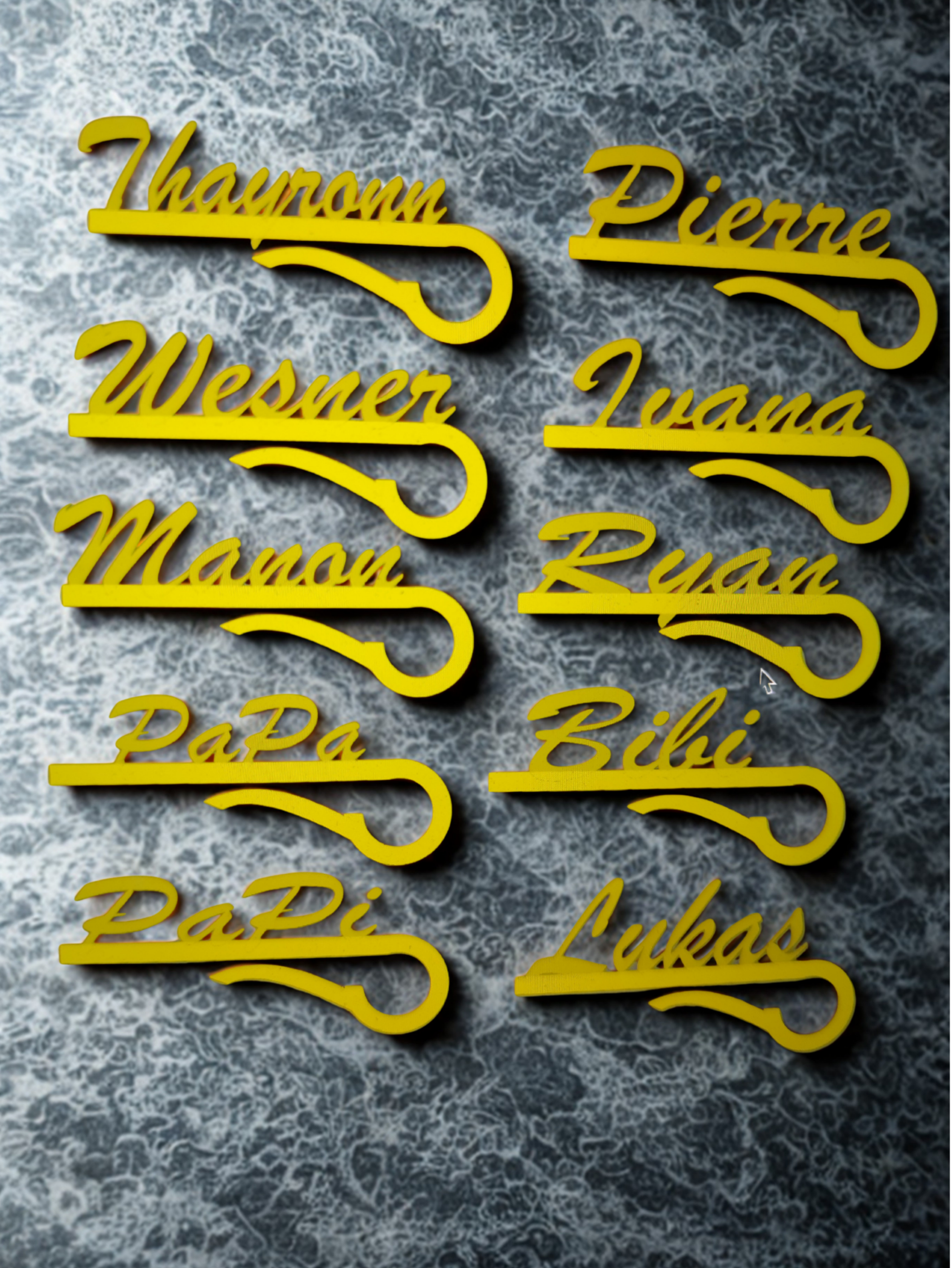 LOT de 30 CLIP-VERRE PERSONNALISÉ
