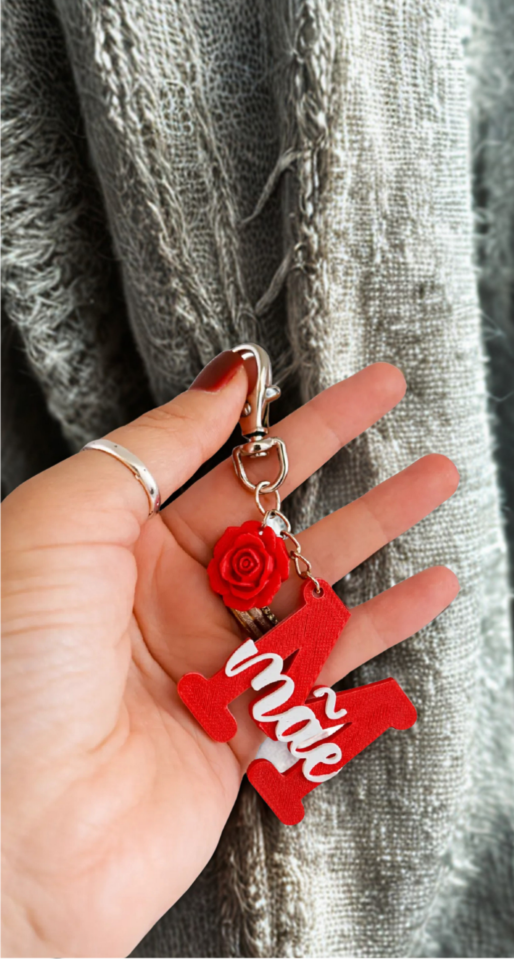 PORTE CLEF d'AMOUR MAMAN