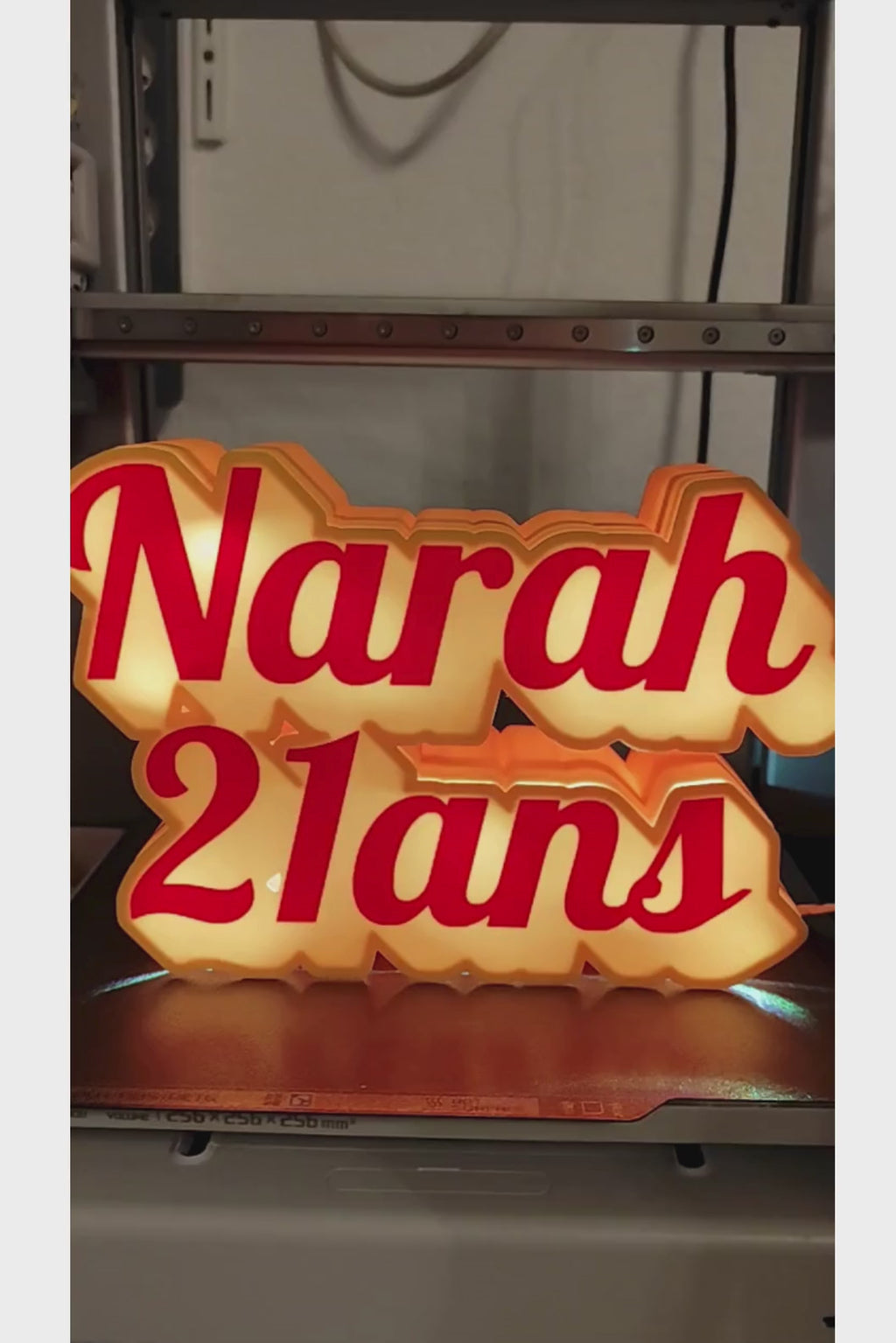 LIGHTBOX PERSONNALISE