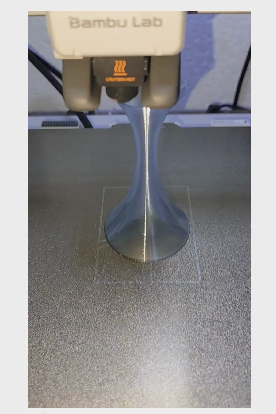 LOT de 5 VASES TRANSLUCIDES PERSONNALISÉ